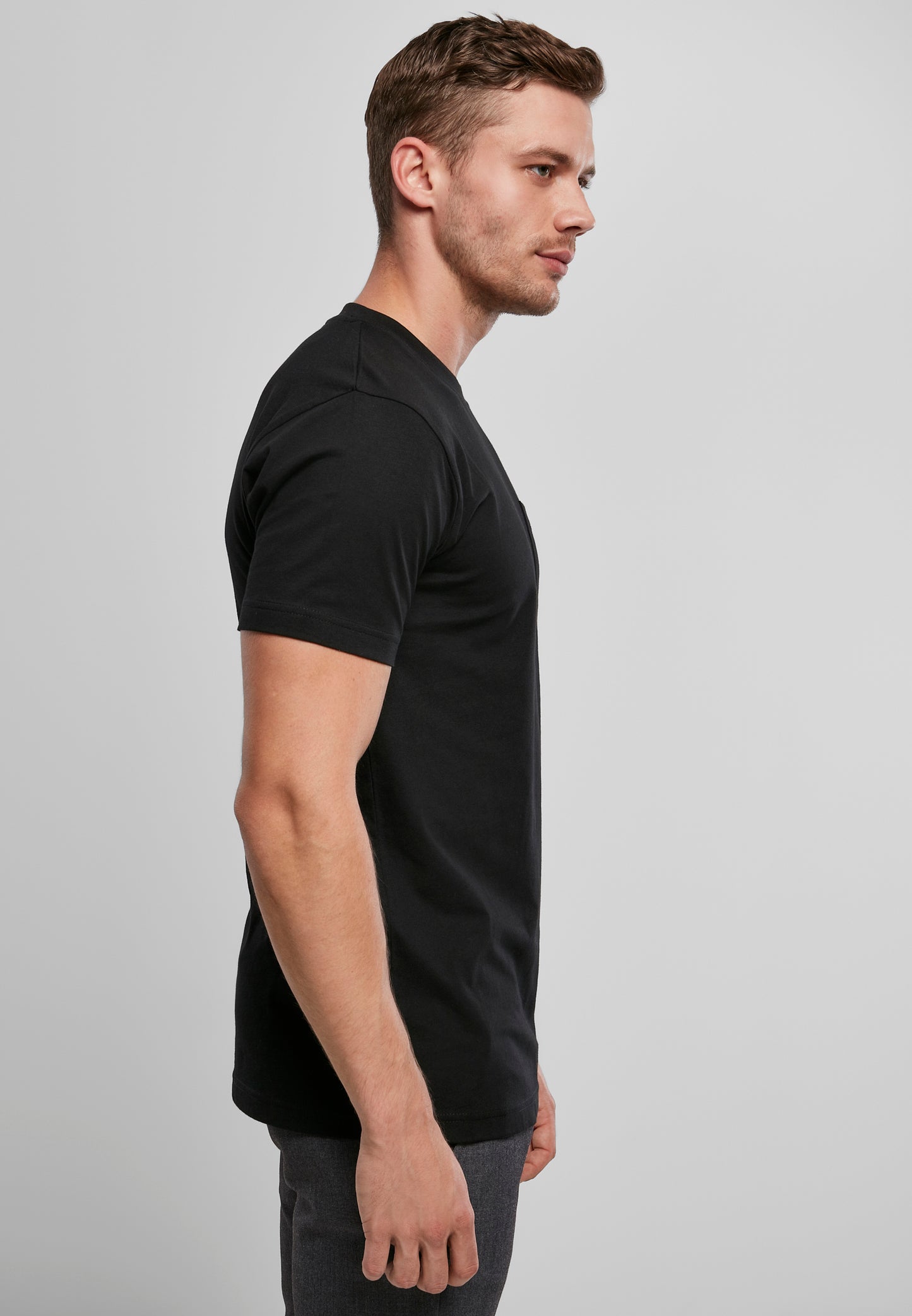 Organic Cotton Basic Pocket Tee black