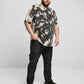 Oversize T-Shirt Bleached schwarz