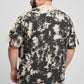 Oversize T-Shirt Bleached schwarz