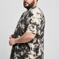 Oversize T-Shirt Bleached schwarz