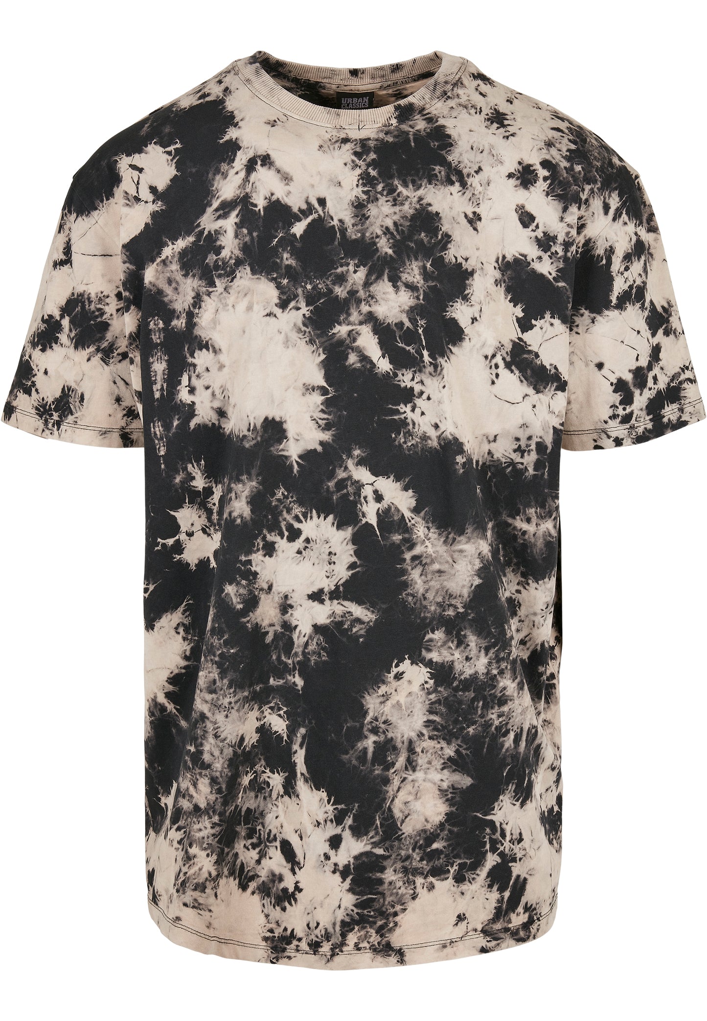 Oversize T-Shirt Bleached schwarz