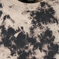 Oversize T-Shirt Bleached schwarz