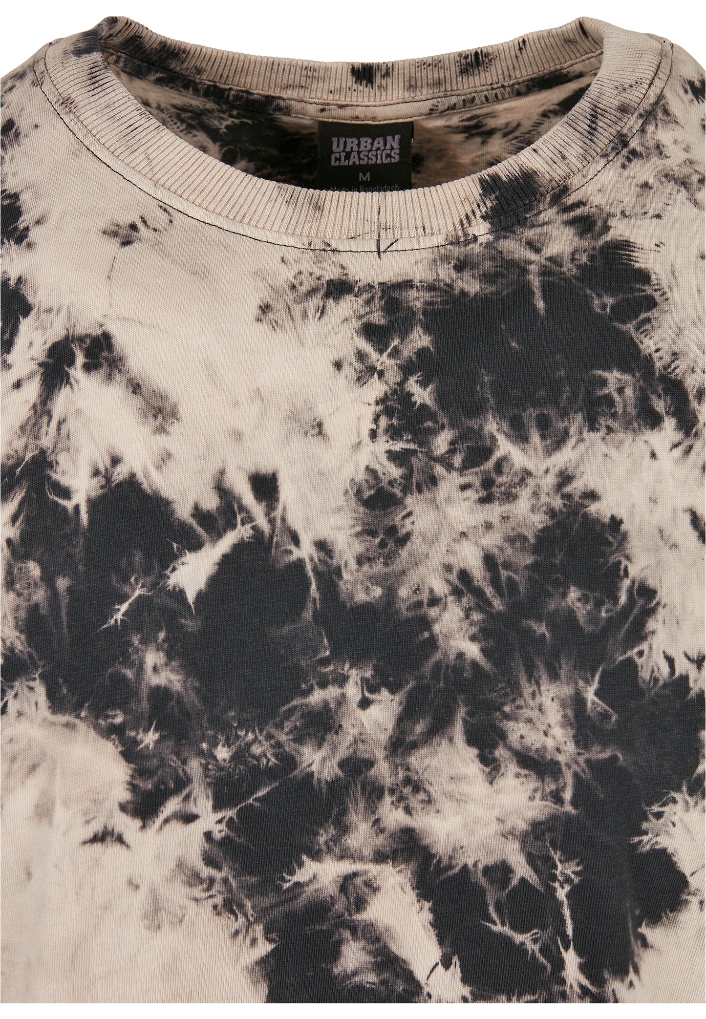 Oversize T-Shirt Bleached schwarz