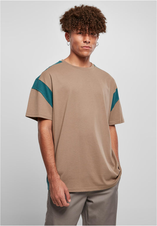 Active T-Shirt darkkhaki/teal