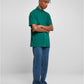 Boxy Zip Pique T-Shirt grün