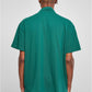 Boxy Zip Pique T-Shirt grün
