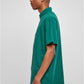 Boxy Zip Pique T-Shirt grün