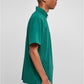Boxy Zip Pique T-Shirt grün