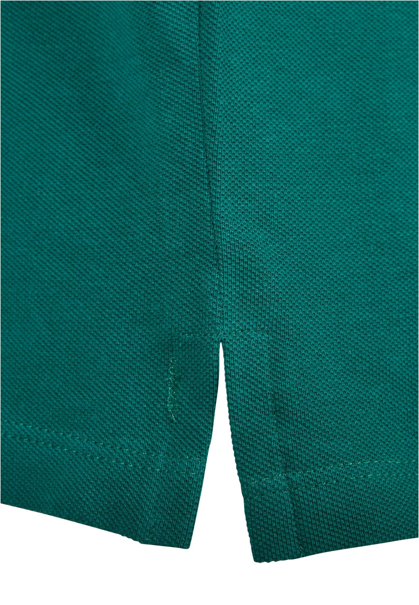 Boxy Zip Pique T-Shirt grün