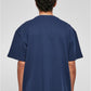 Oversize T-Shirt Waffle dunkelblau