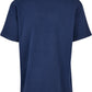 Oversize T-Shirt Waffle dunkelblau