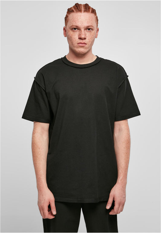 Oversize T-Shirt Inside Out schwarz