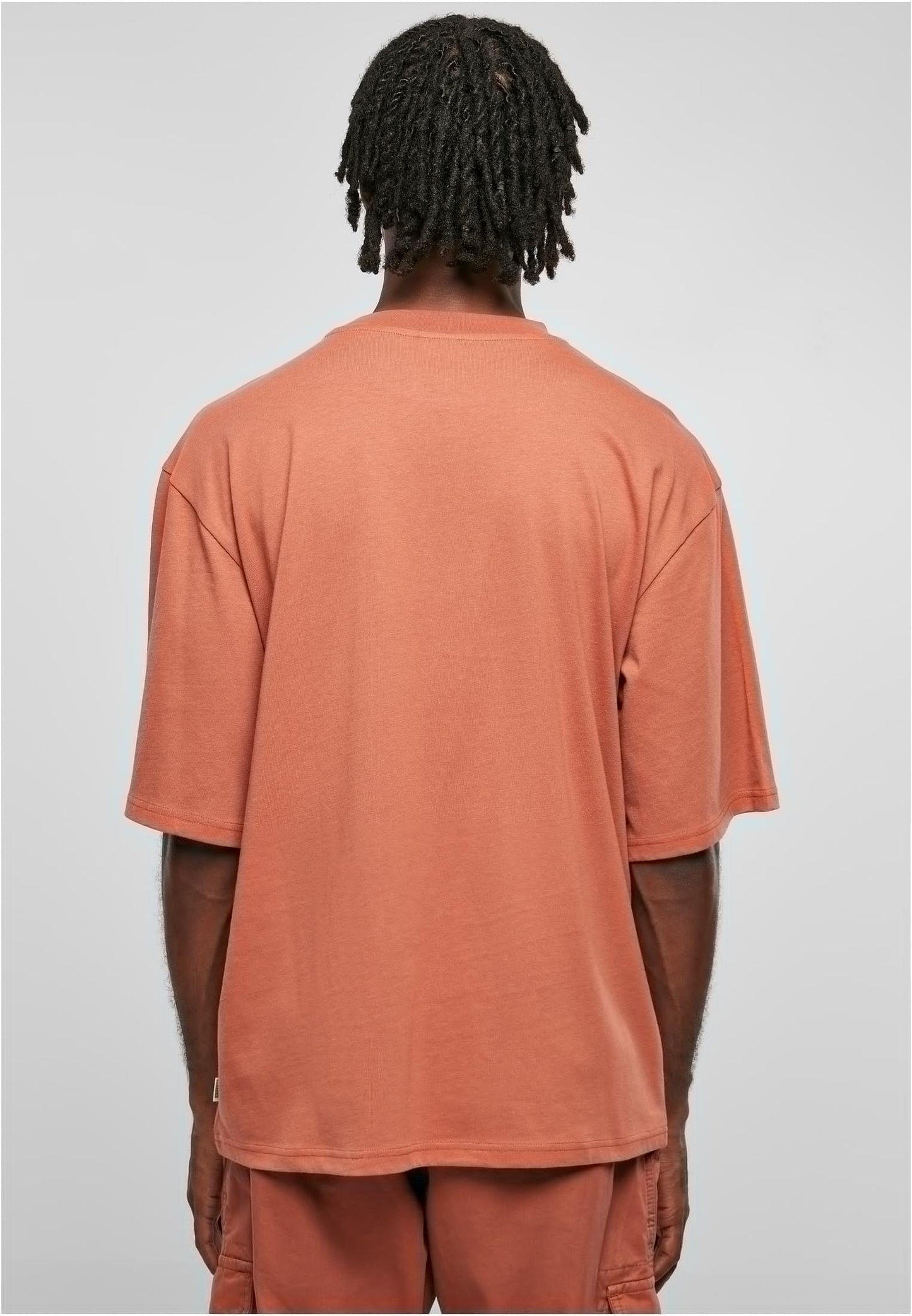 Organic Oversize T-Shirt Sleeve terracotta