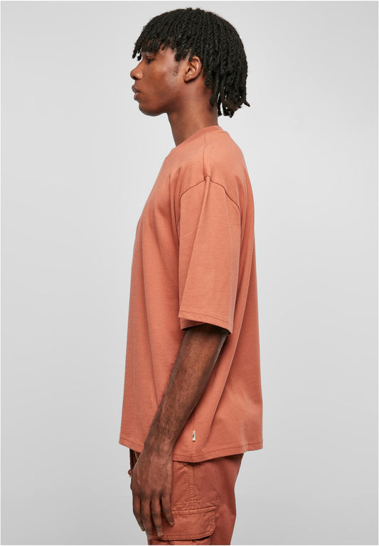 Organic Oversize T-Shirt Sleeve terracotta