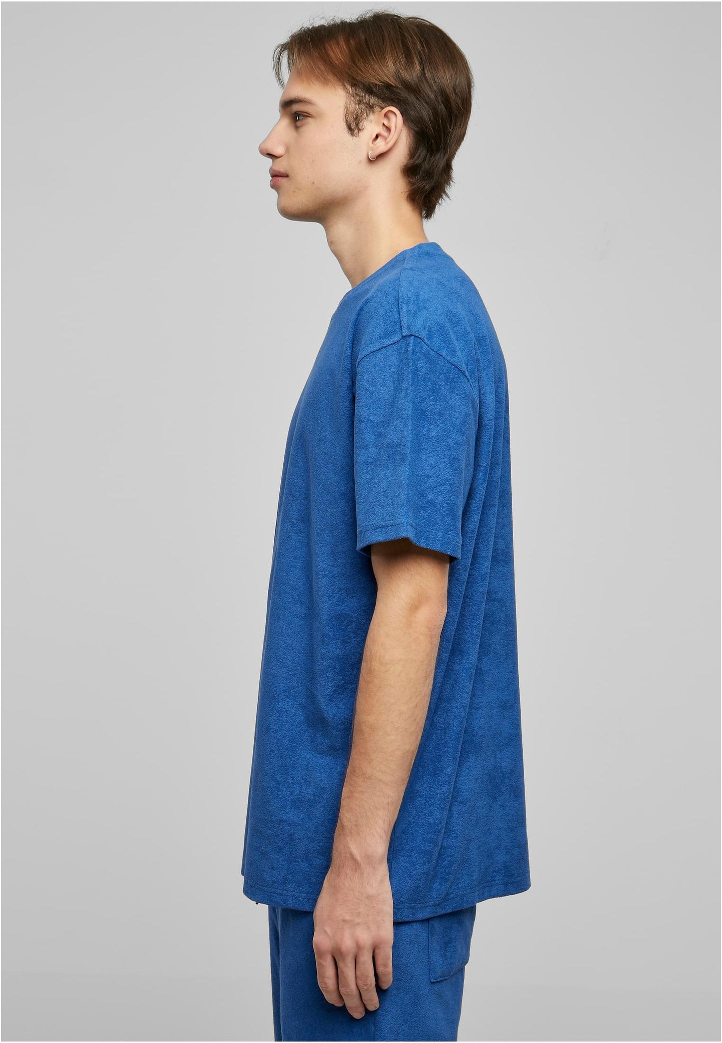 Oversize T-Shirt Towel royalblau