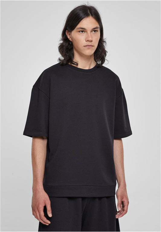 Oversize T-Shirt Crew schwarz