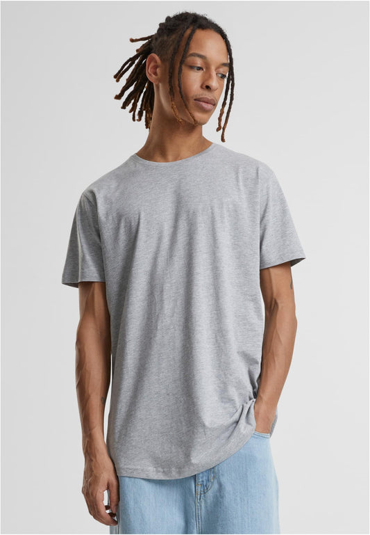 Shaped Long Tee grey
