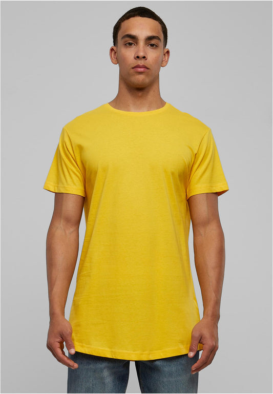 Shaped Long Tee chrome yellow