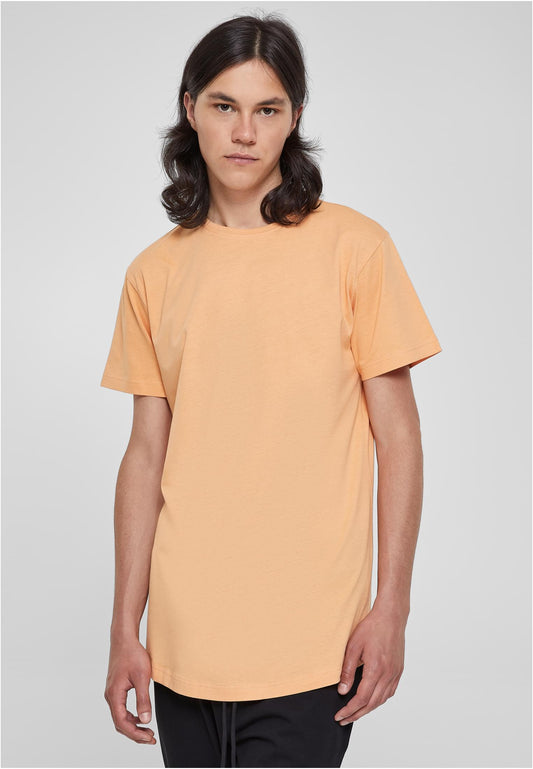 Herren Long T-Shirt Shaped Fit Orange (Paleorange)