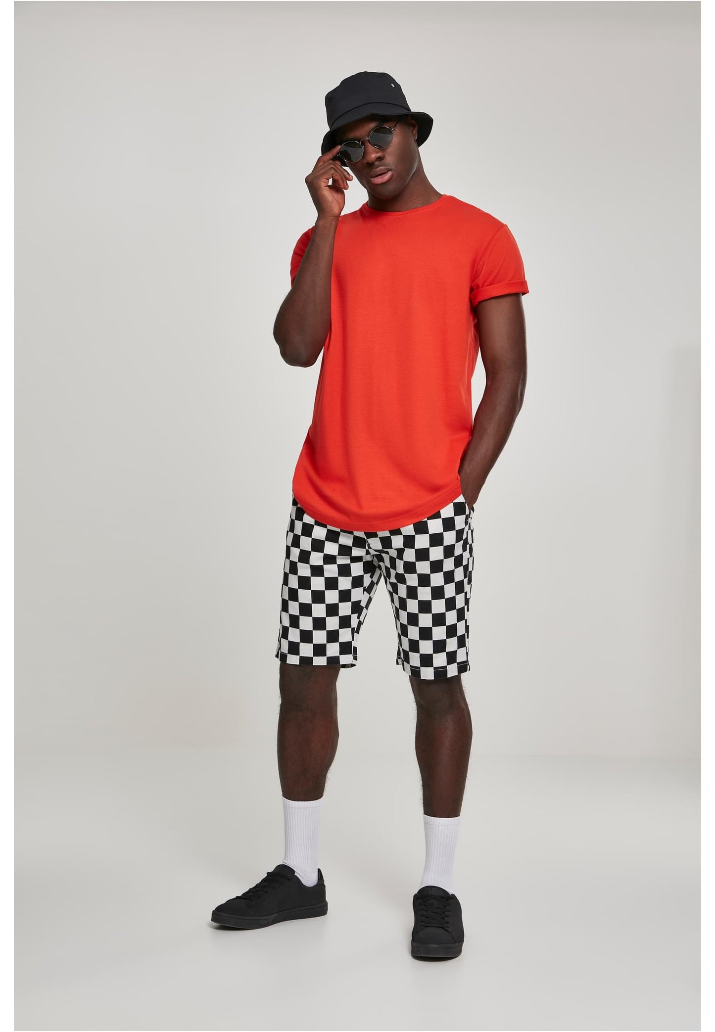 Shaped Long Tee bloodorange