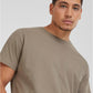 Shaped Long Tee army green