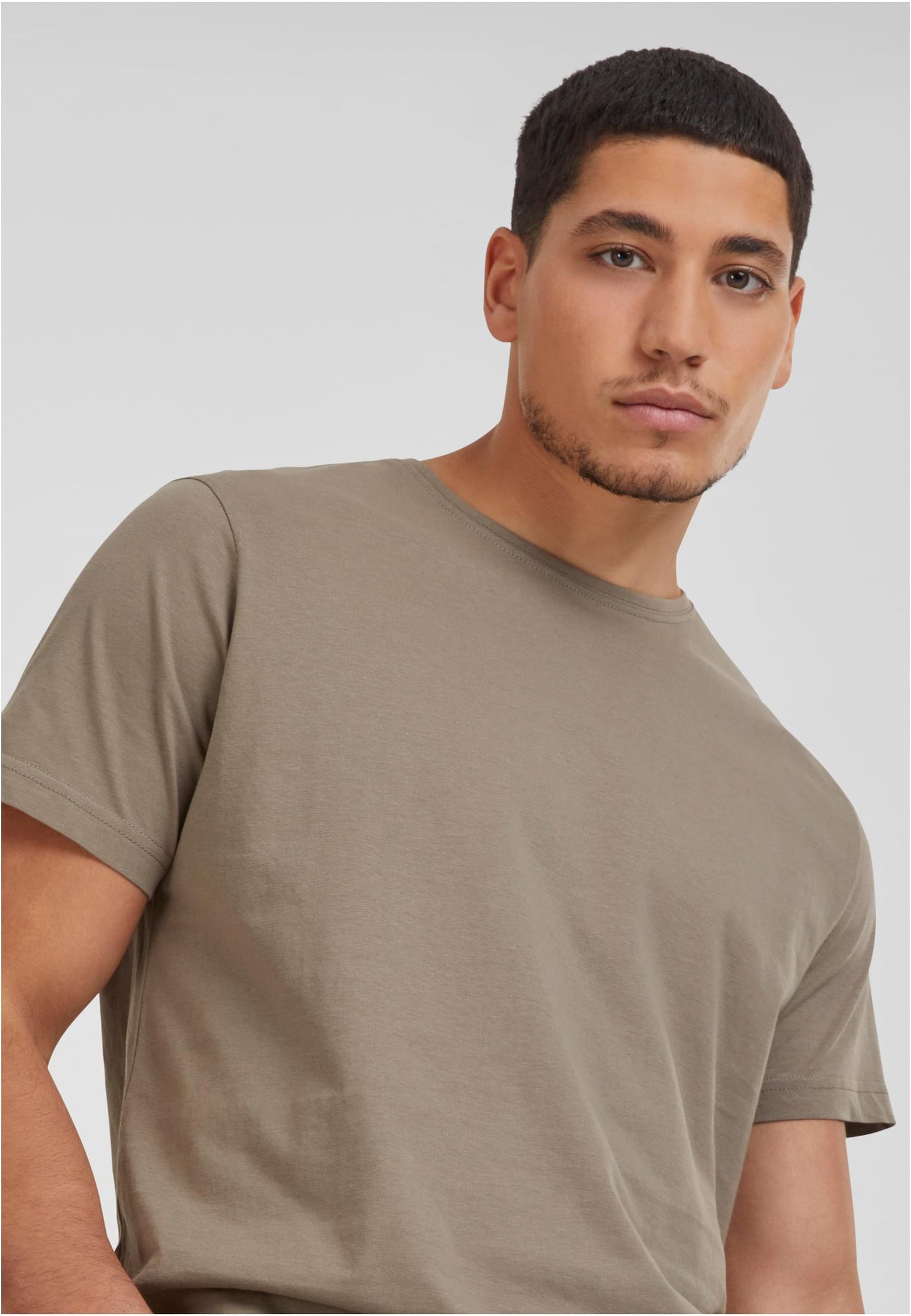 Shaped Long Tee army green