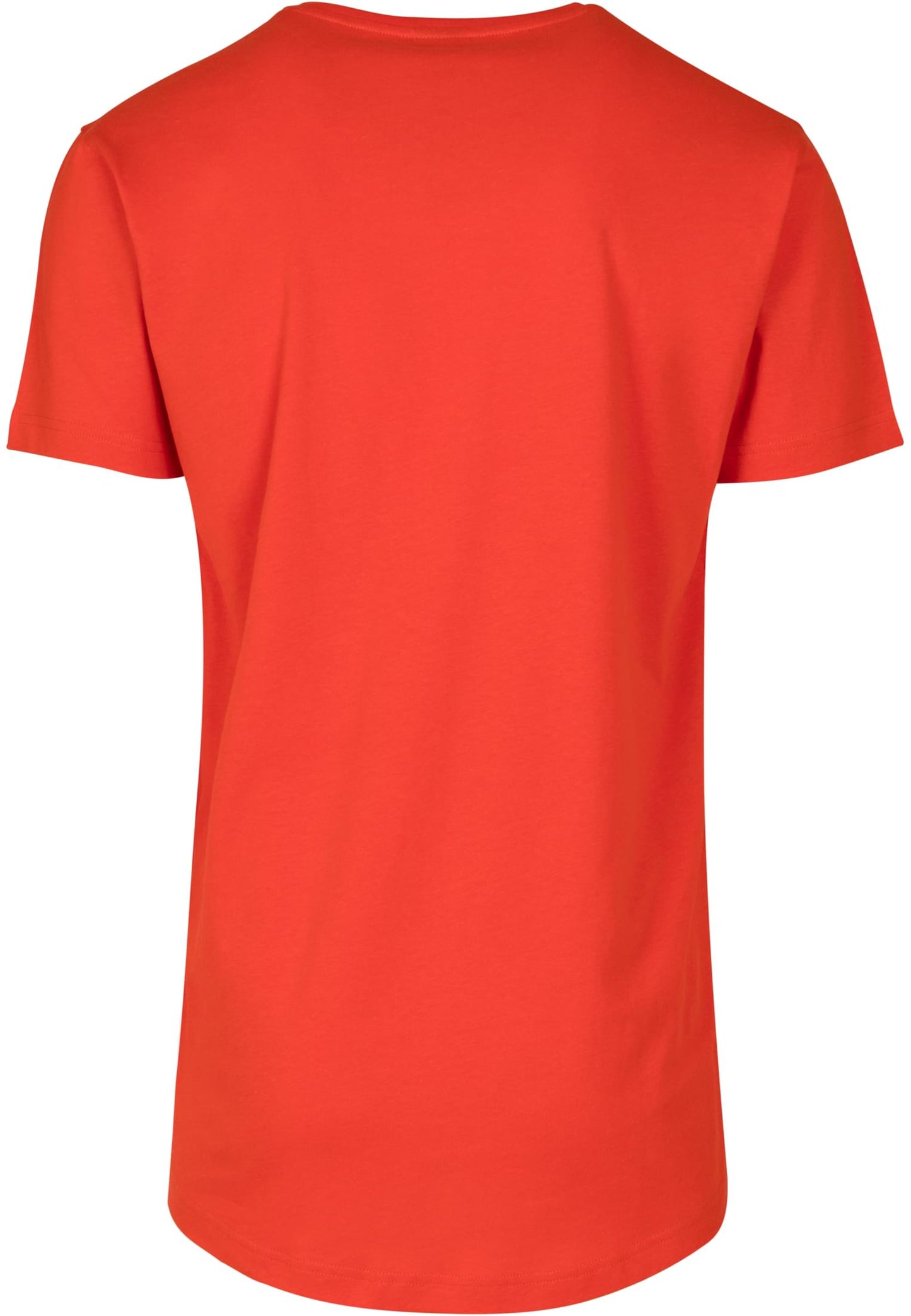 Shaped Long Tee bloodorange
