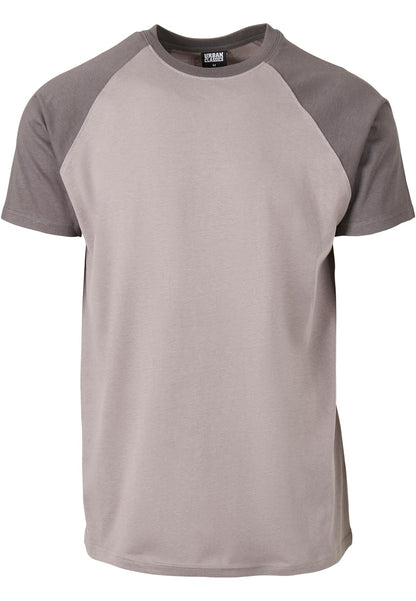 Herren Raglan T-Shirt mit Kontrastärmeln Asphalt/Darkshadow