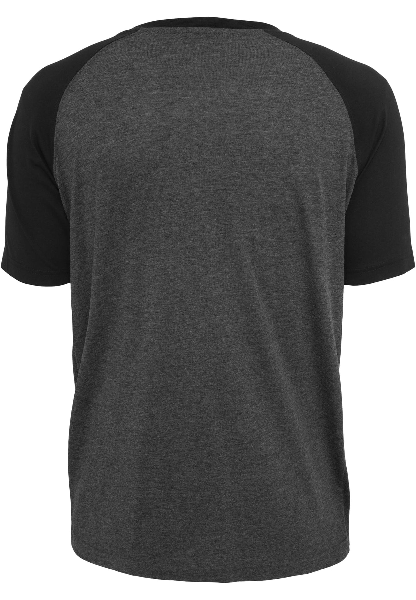Herren Raglan T-Shirt mit Kontrastärmeln Grau/Schwarz (Charcoal)