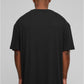 Herren Oversize T-Shirt aus Bio-Baumwolle – Rippstruktur Schwarz