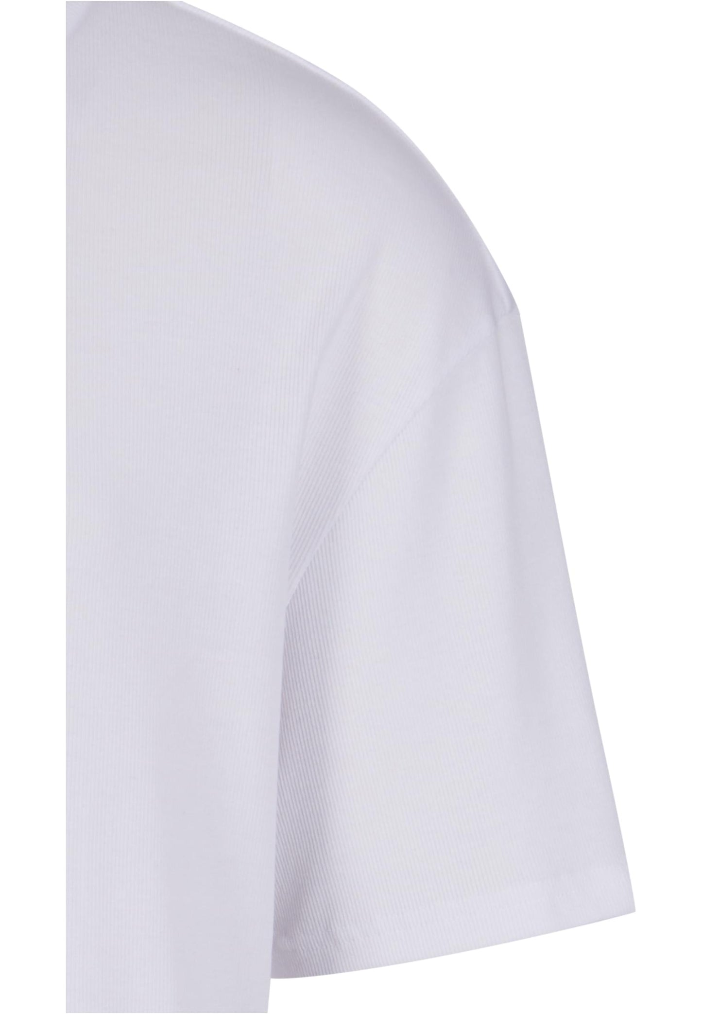 Herren Oversize T-Shirt aus Bio-Baumwolle – Rippstruktur Weiß