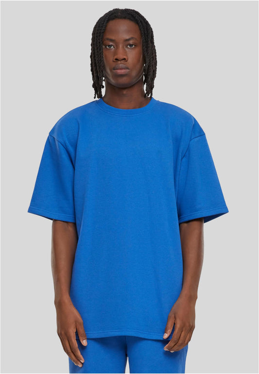 Light Terry T-Shirt Crew royalblau