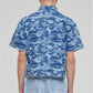 Laser Camo Printed Boxy T-Shirt bluelasercamo