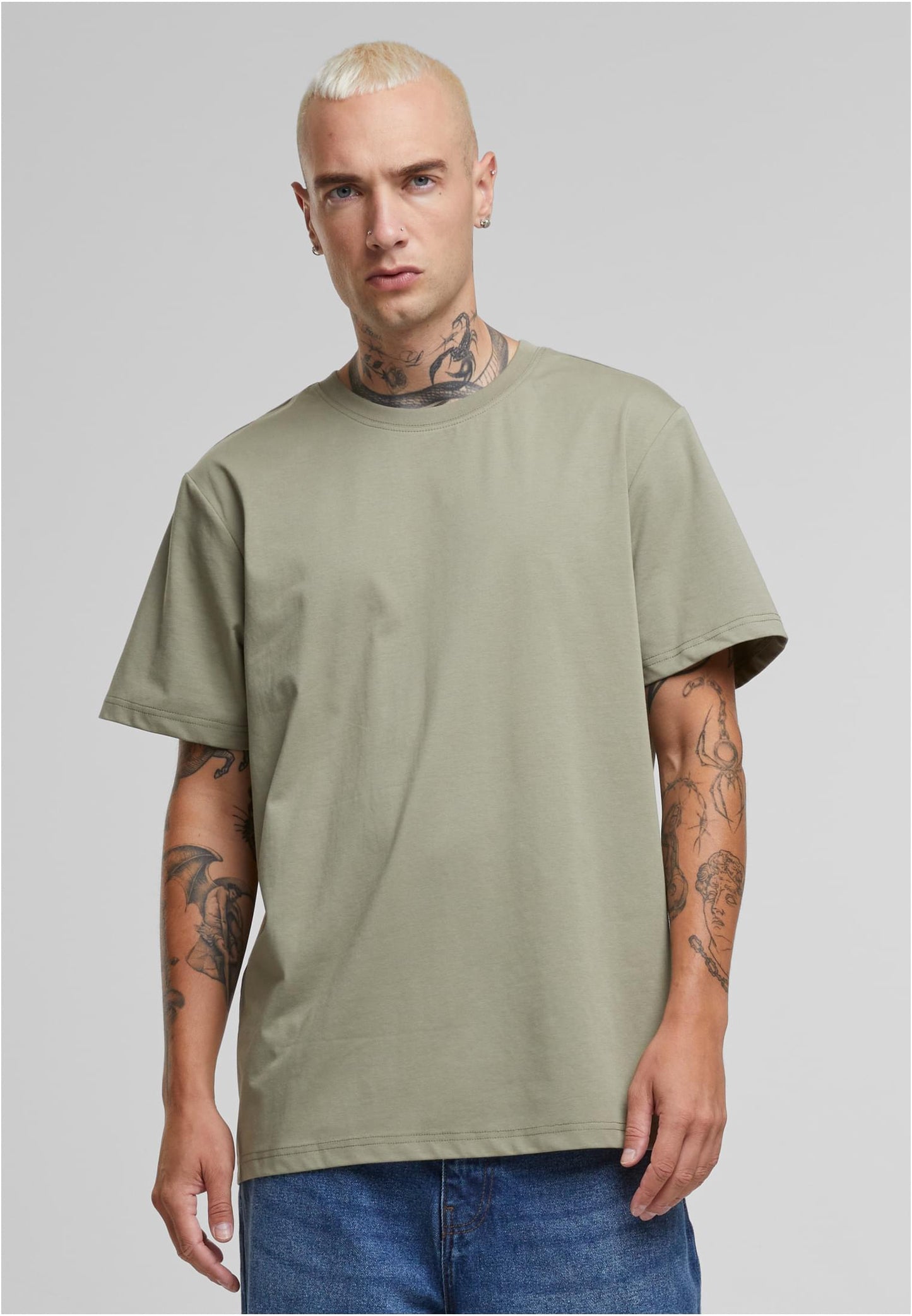 Herren T-Shirt Sorona Loose Fit Blassoliv (Paleolive)
