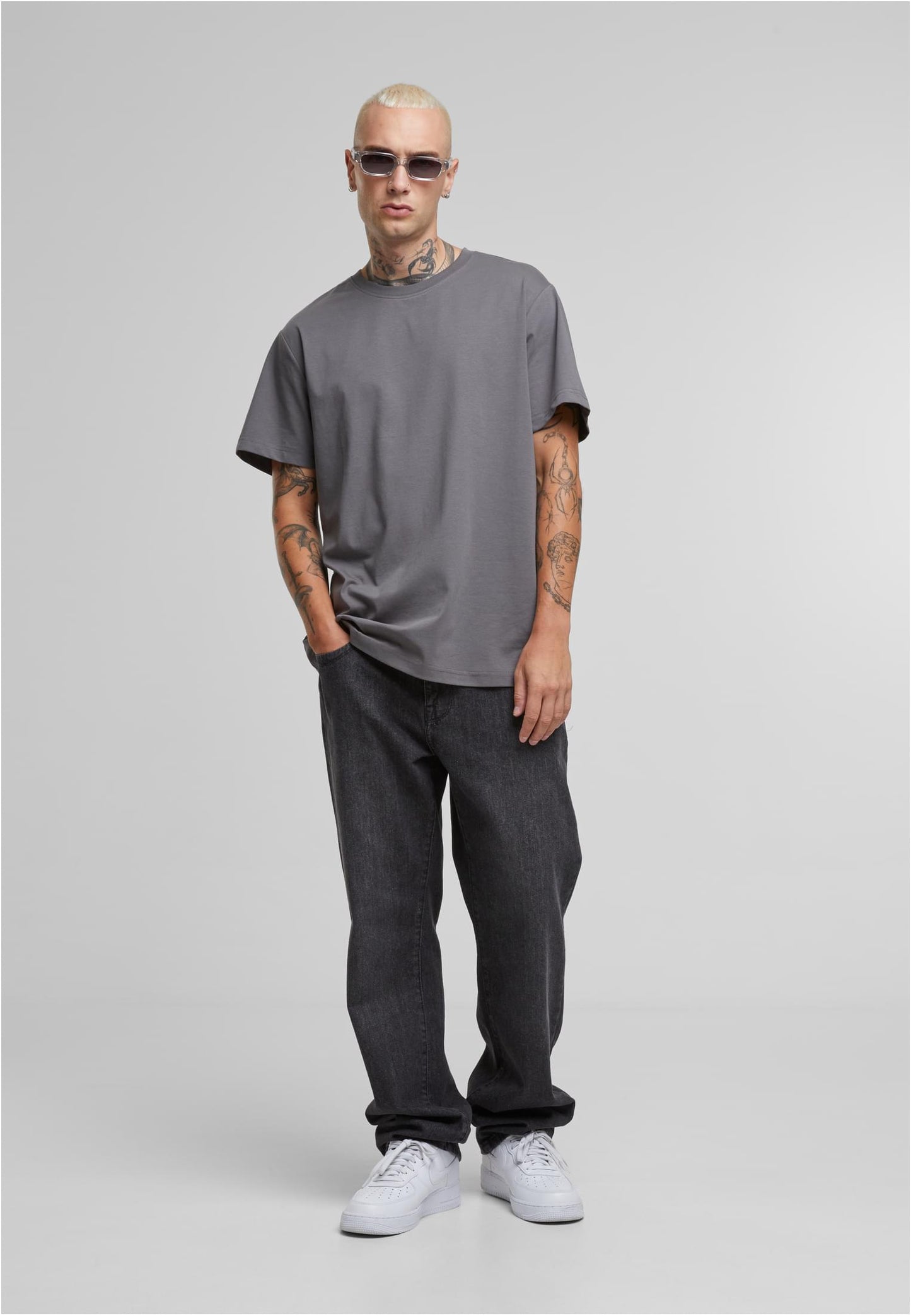 Herren T-Shirt Sorona Loose Fit Dunkelgrau (Magnet)