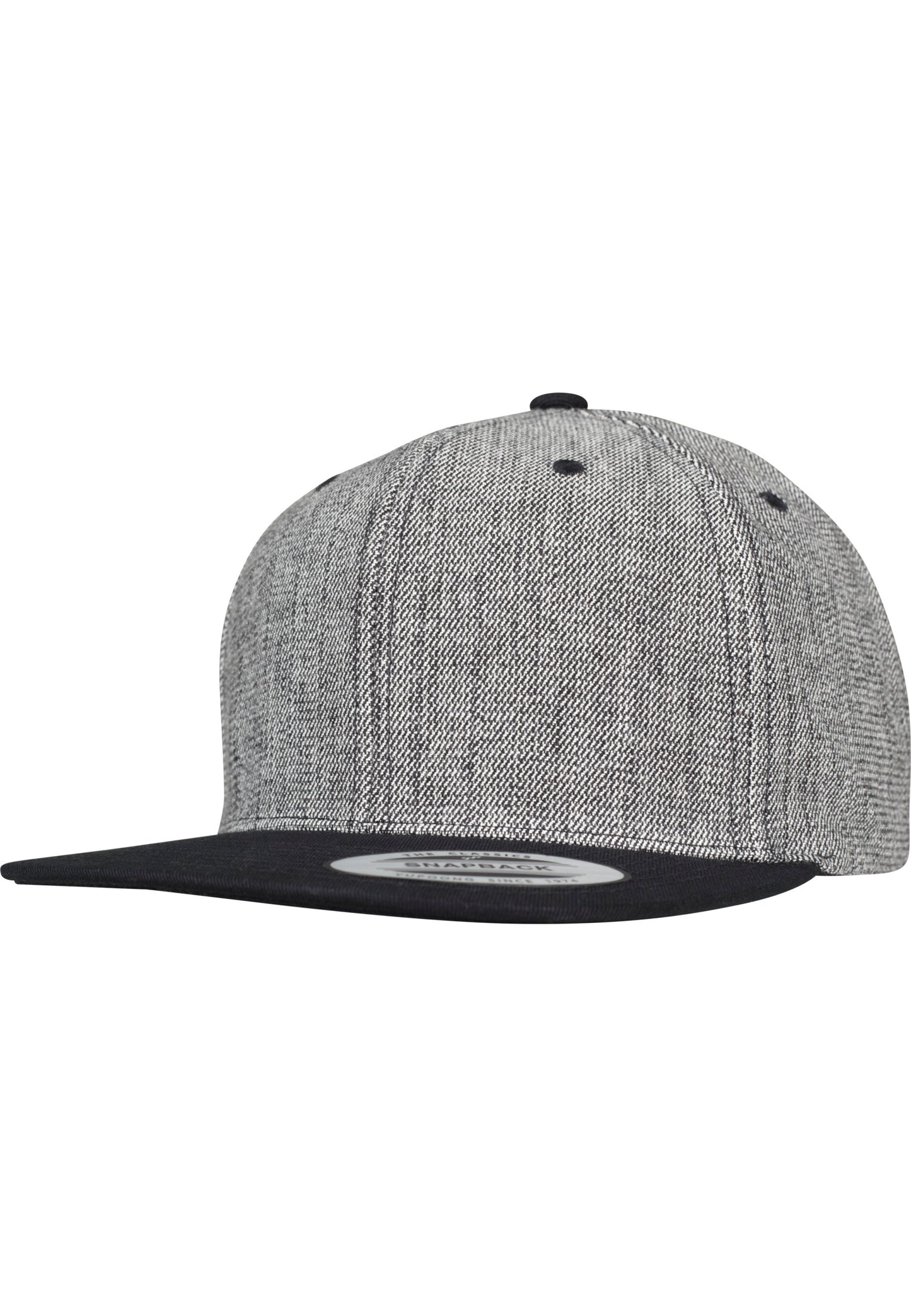 Melange Solid Snapback