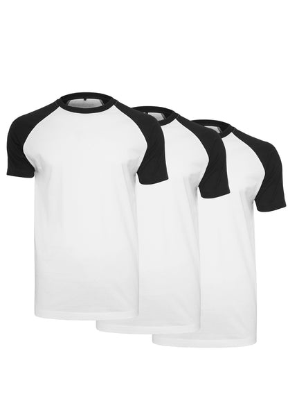 Raglan Contrast Tee 3-Pack