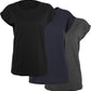 Ladies Extended Shoulder Tee 3-Pack