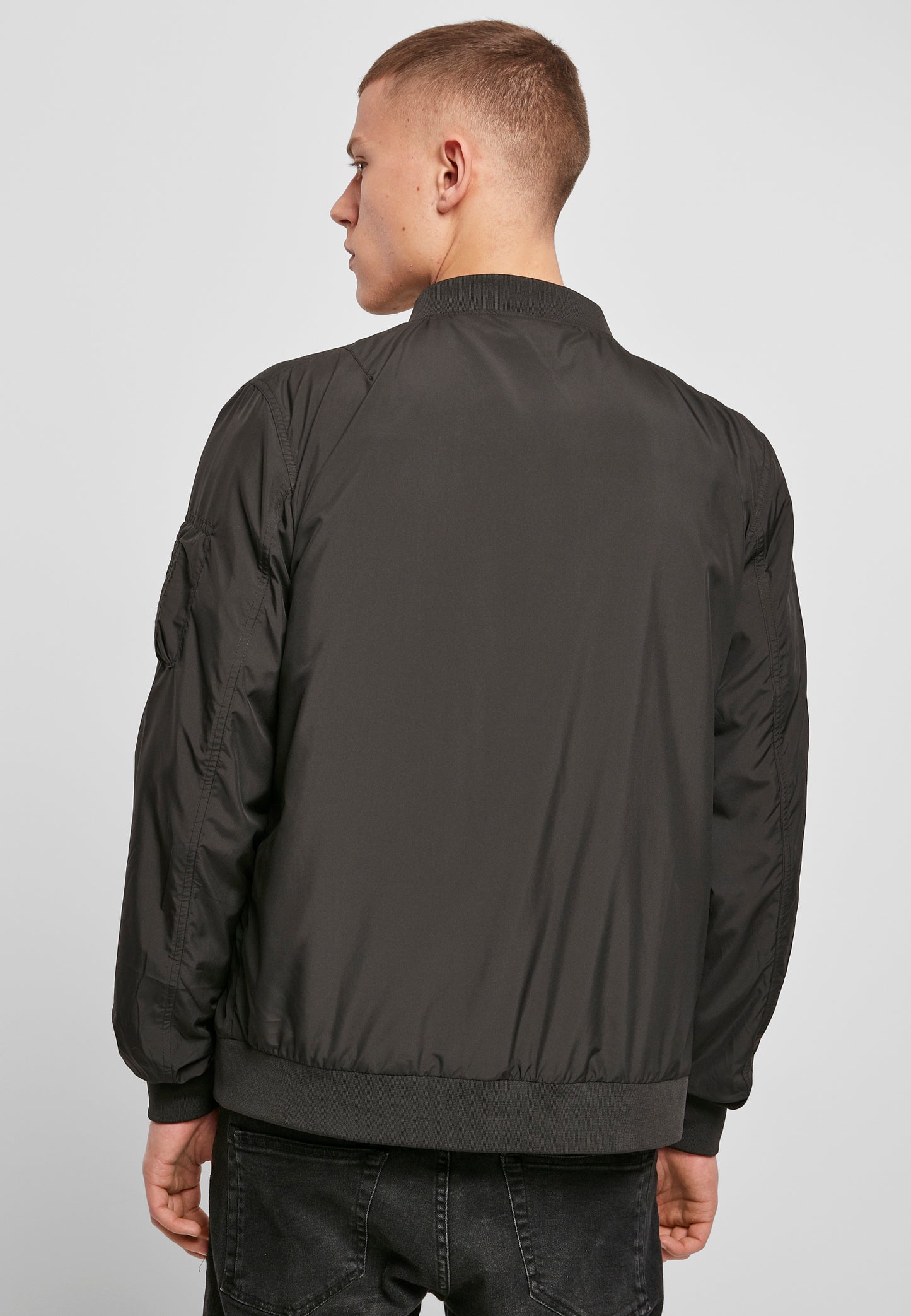 Nylon Bomber Jacket