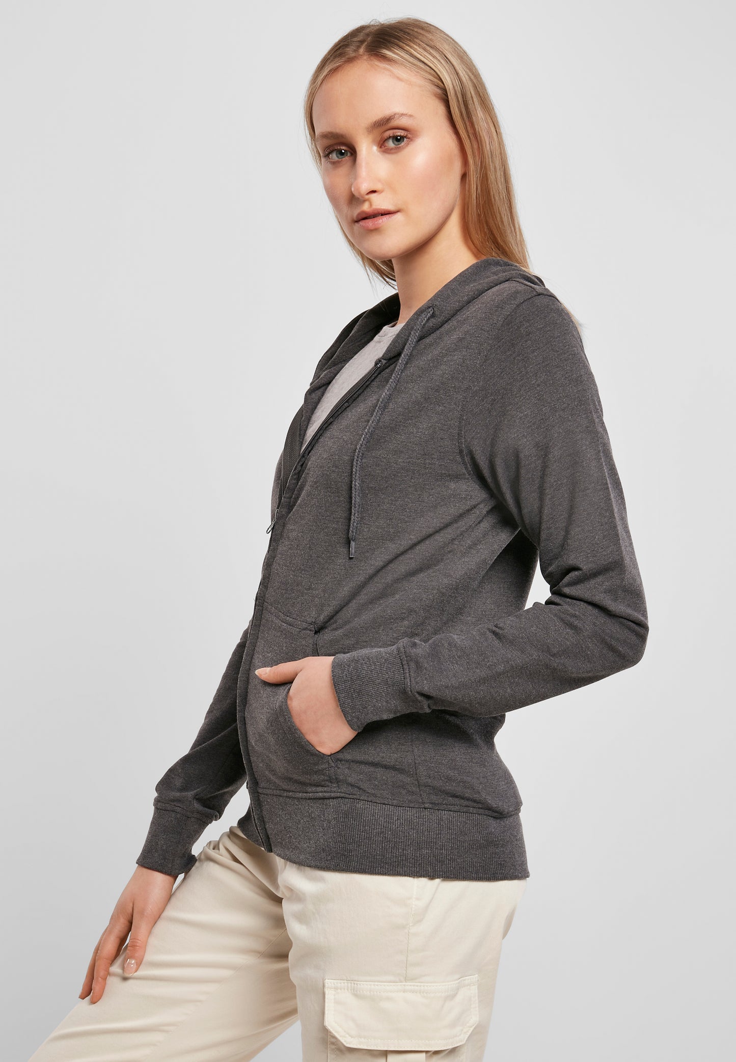 Ladies Terry Zip Hoody