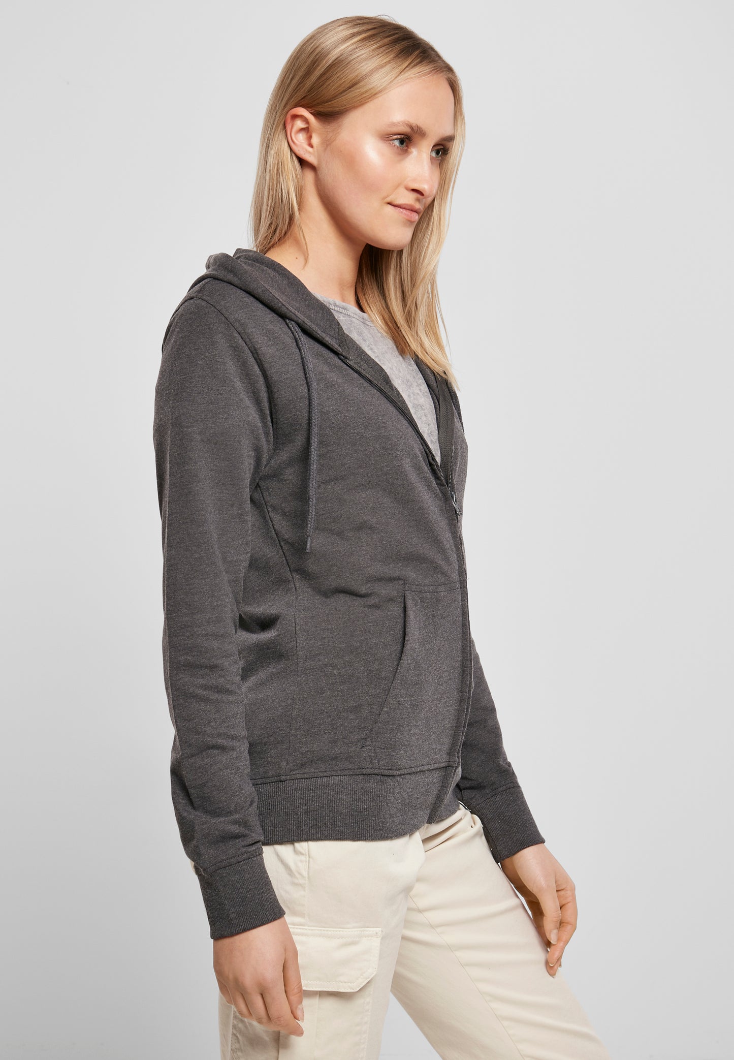 Ladies Terry Zip Hoody