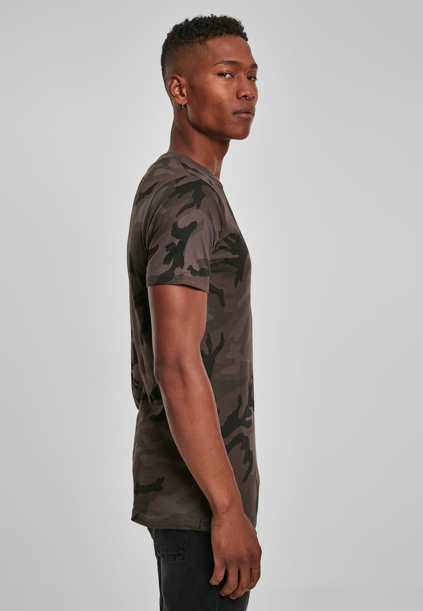 Camo Round Neck Tee