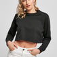 Ladies Terry Cropped Crew