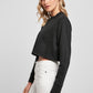 Ladies Terry Cropped Crew