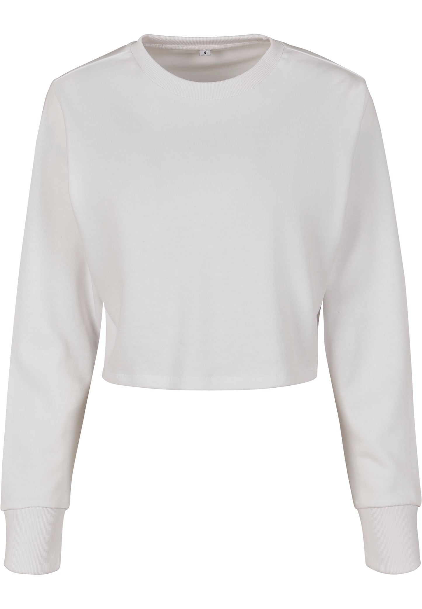 Ladies Terry Cropped Crew