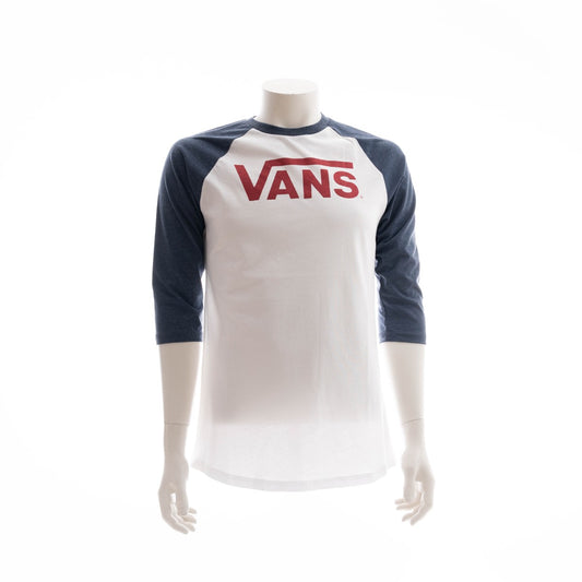 Vans Classic Raglan 3/4 Shirt weiß-blau-rot
